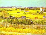 Vincent Van Gogh Canvas Paintings - Harvest Landscape